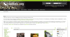 Desktop Screenshot of caudata.org