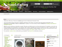 Tablet Screenshot of caudata.org